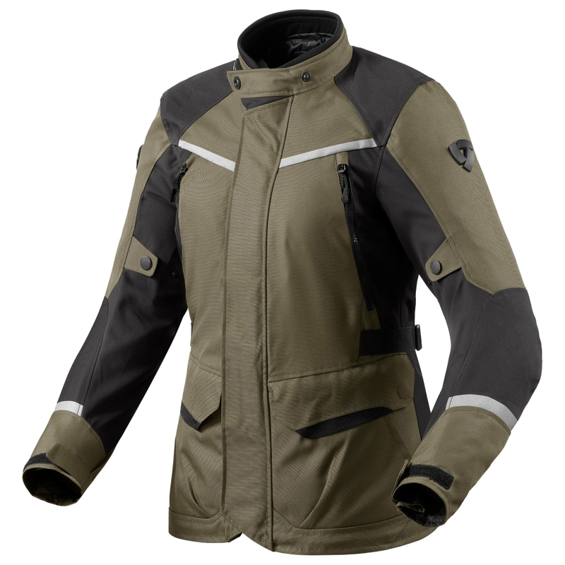 Dámska bunda na motorku Revit Voltiac 3 H2O zeleno-antracitová