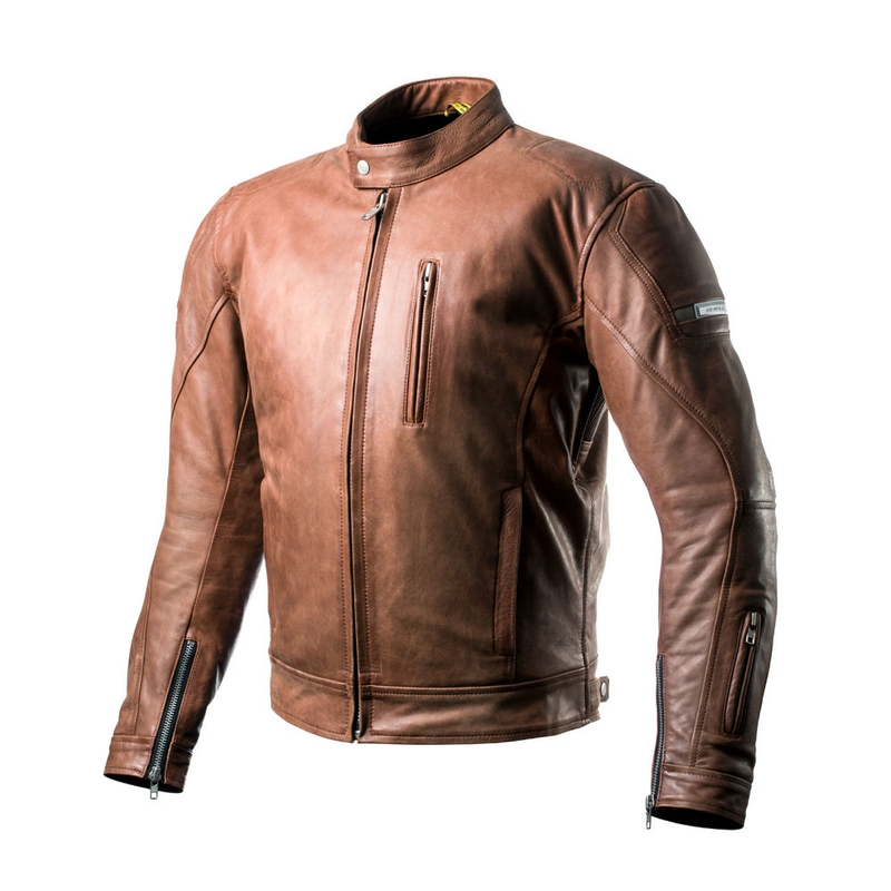 Bunda na motocykel Shima Hunter+ hnedá výpredaj