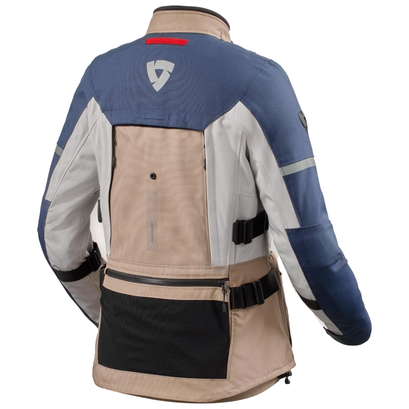 Dámska bunda na motorku Revit Sand 5 H2O pieskovo-modrá