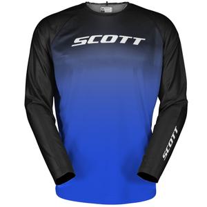 Motokrosový dres SCOTT EVO Swap čierno-modrý