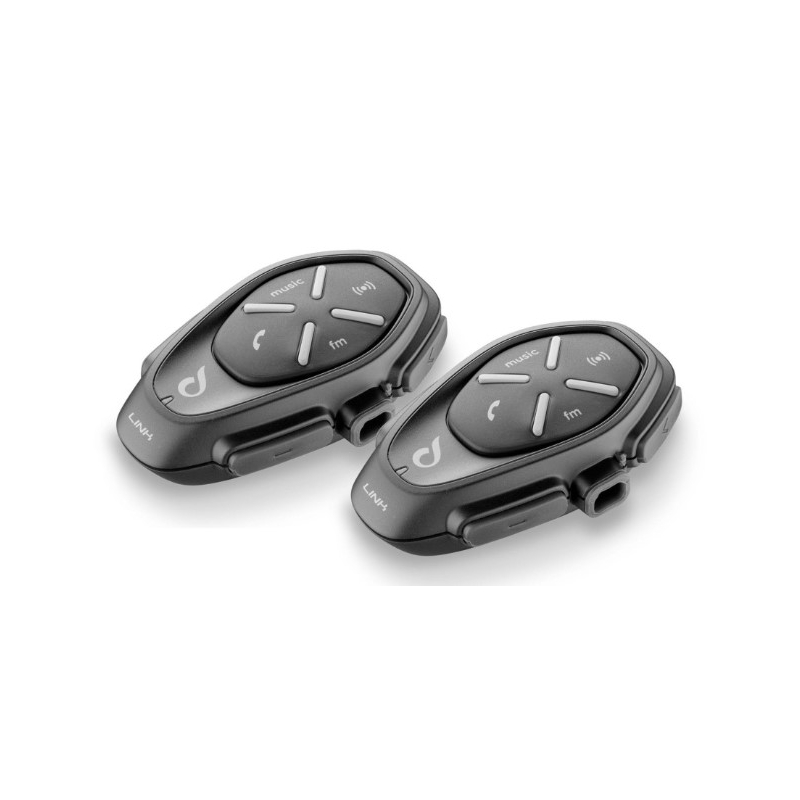 Bluetooth handsfree CellularLine Interphone LINK pre uzavreté a otvorené prilby - Twin Pack