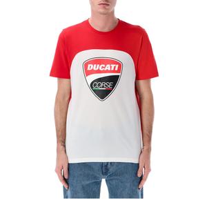 Tričko Ducati Badge červeno-biele