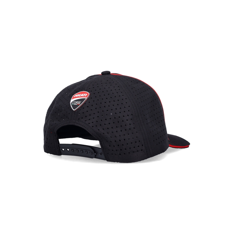 Šiltovka Ducati Laser Performance Midvisor Cap čierno-červená