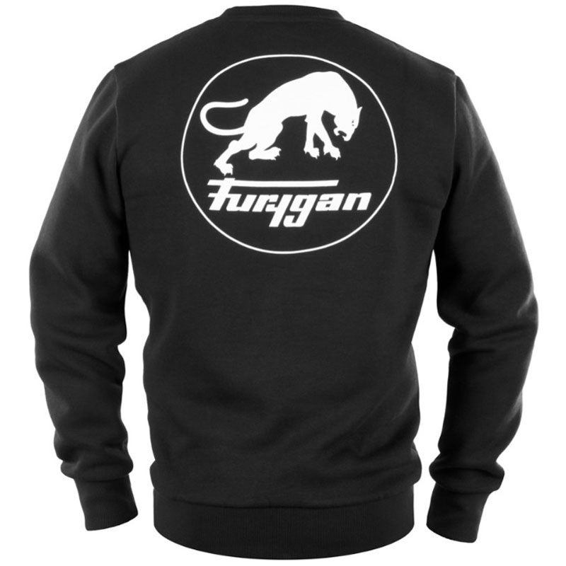 Mikina Furygan Corpo čierno-biela