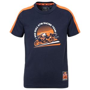 Detské tričko KTM Red Bull Racing Grid modro-oranžové