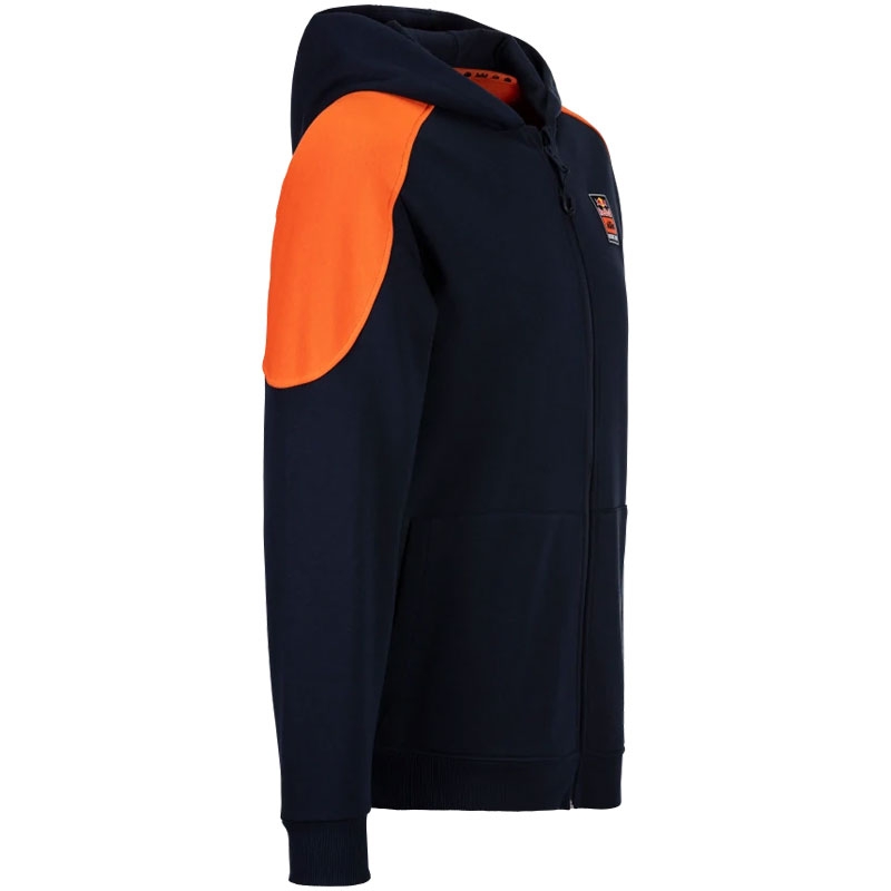 Mikina KTM Red Bull Racing Grid Zip tmavo modrá
