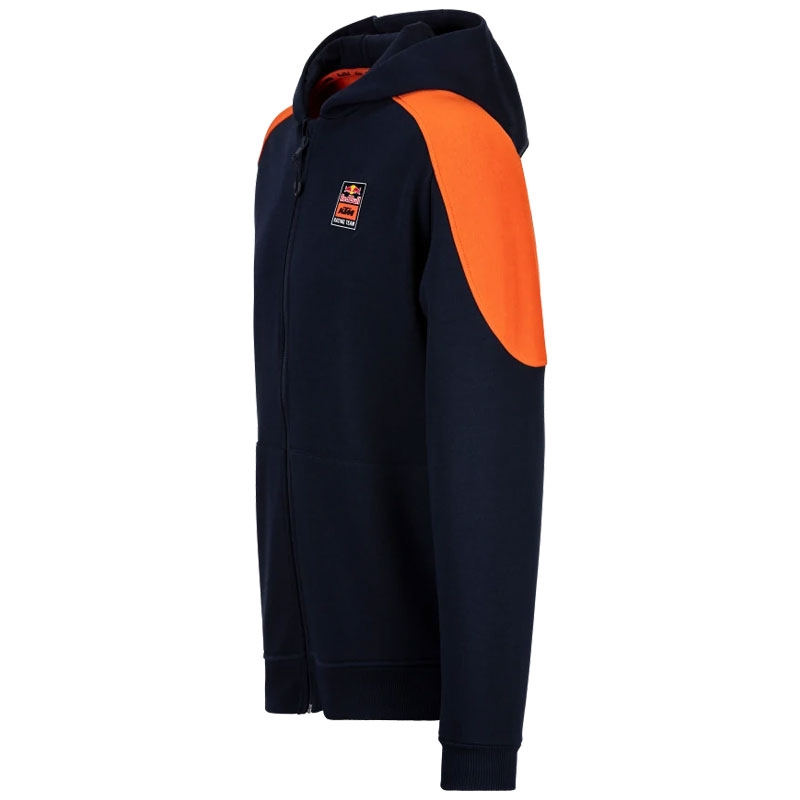 Mikina KTM Red Bull Racing Grid Zip tmavo modrá