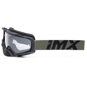 Motokrosové okuliare iMX Dust čierno-bronzové s čírym plexi