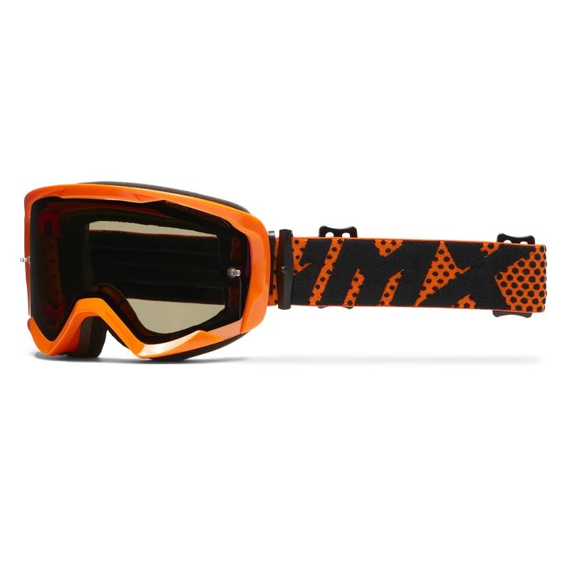 Motokrosové okuliare iMX Endurance Flip oranžové s čírym plexi
