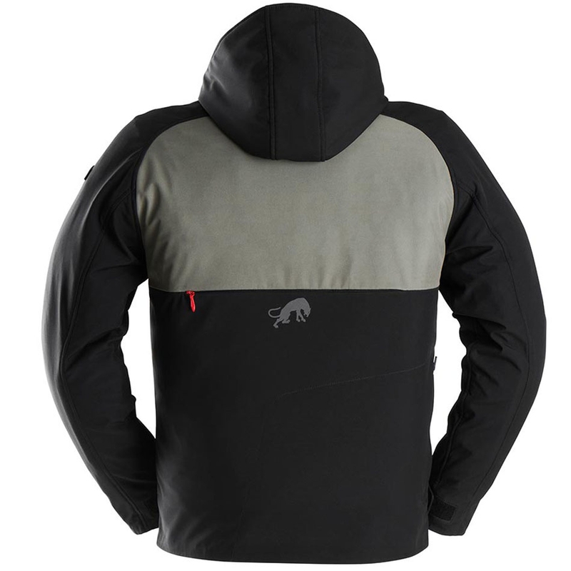 Bunda na motorku Furygan Addax čierno-khaki zelená