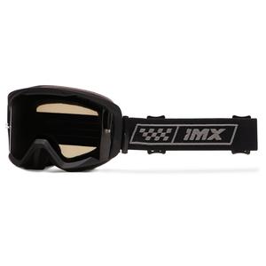 Motokrosové okuliare iMX Endurance Race čierno-šedé s dymovým plexi