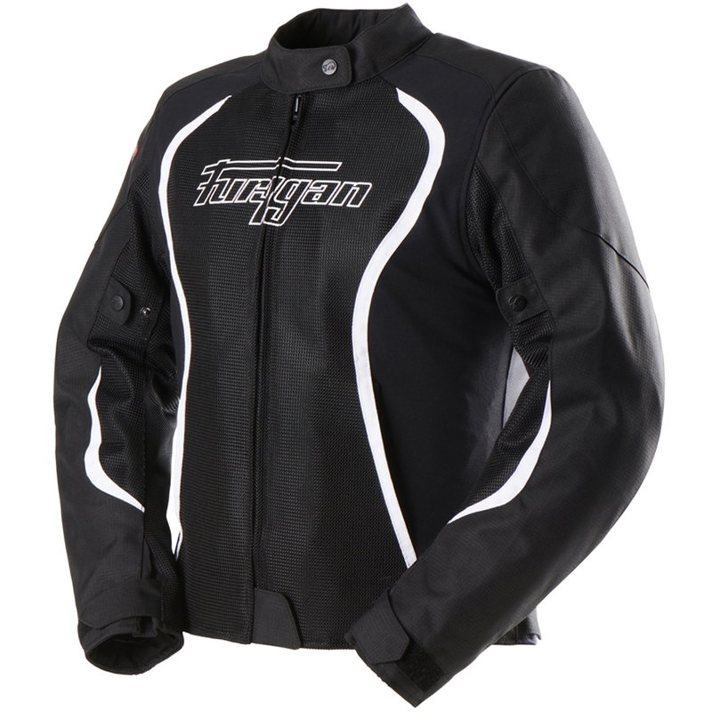 Dámska bunda na motorku Furygan Odessa Vented 3 v 1 čierno-biela