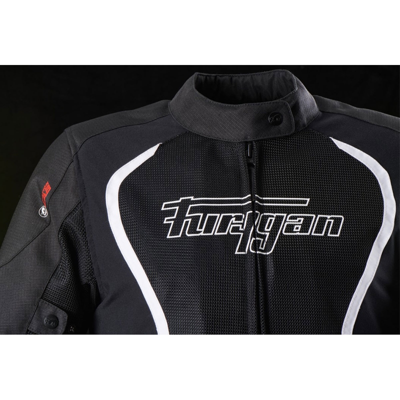 Dámska bunda na motorku Furygan Odessa Vented 3 v 1 čierno-biela