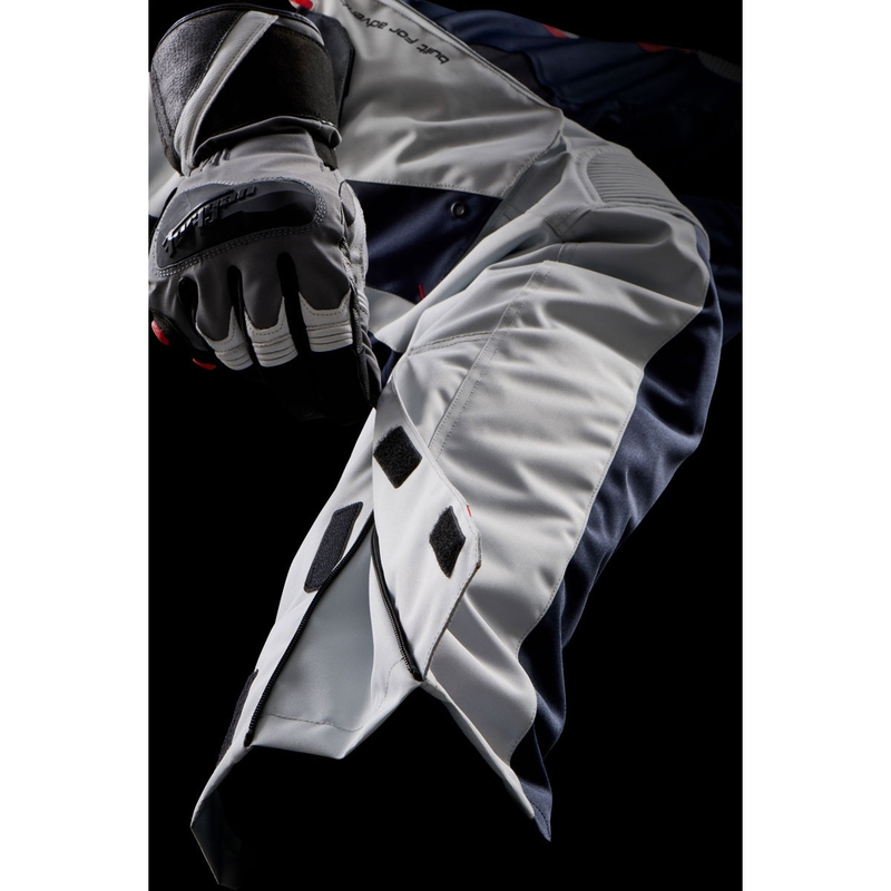 Nohavice na motocykel Furygan Killington modro-béžovo-červené