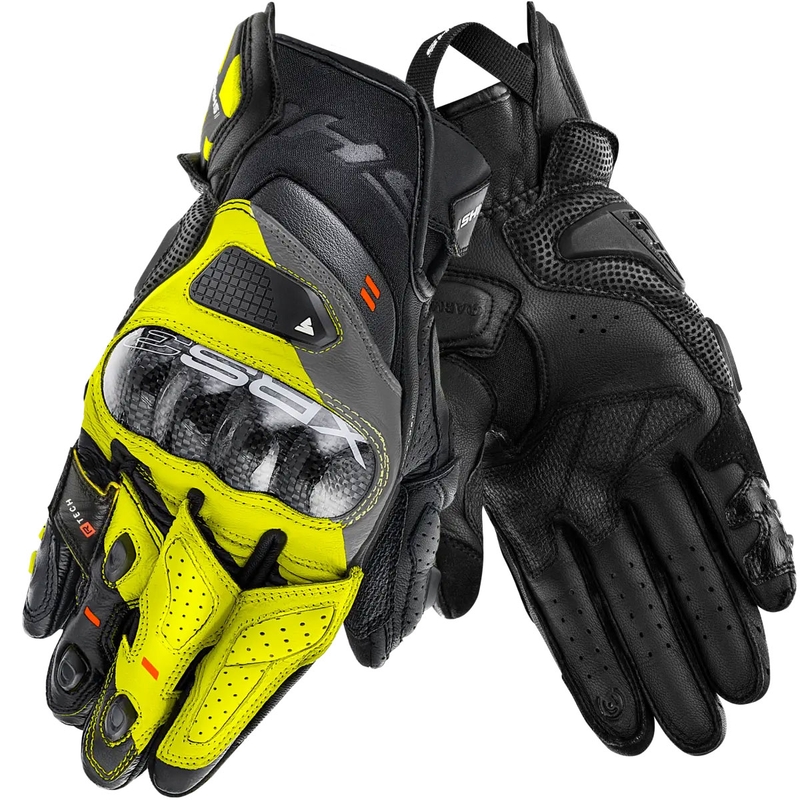 Rukavice na motorku Shima XRS-3 fluo žlté