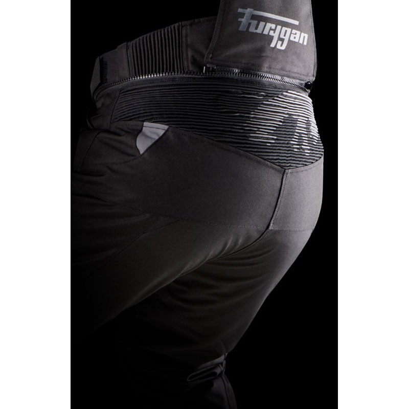 Nohavice na motocykel Furygan Killington čierno-sivé