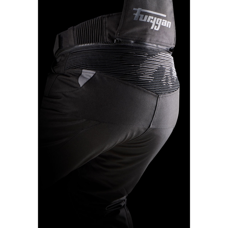 Dámske nohavice na motocykel Furygan Killington Lady čierno-sivé