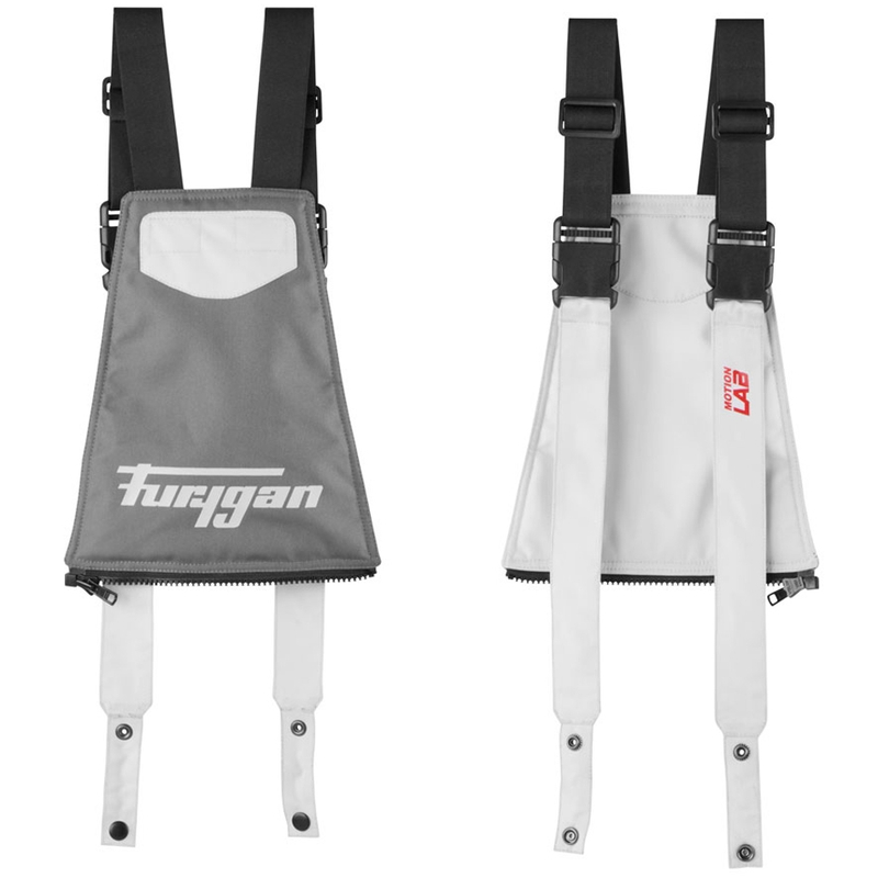 Dámske nohavice na motocykel Furygan Killington Lady sivo-béžovo-červené