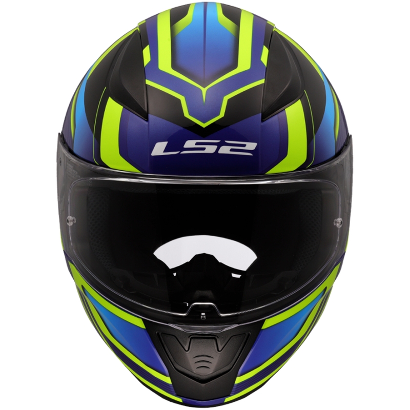 Integrálna helma na motorku LS2 FF353 Rapid II Flitz fluo žlto-modrá