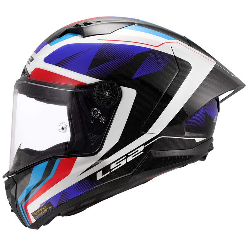 Integrálna prilba na motorku LS2 FF805 Thunder C GP Aero Raute modro-červená