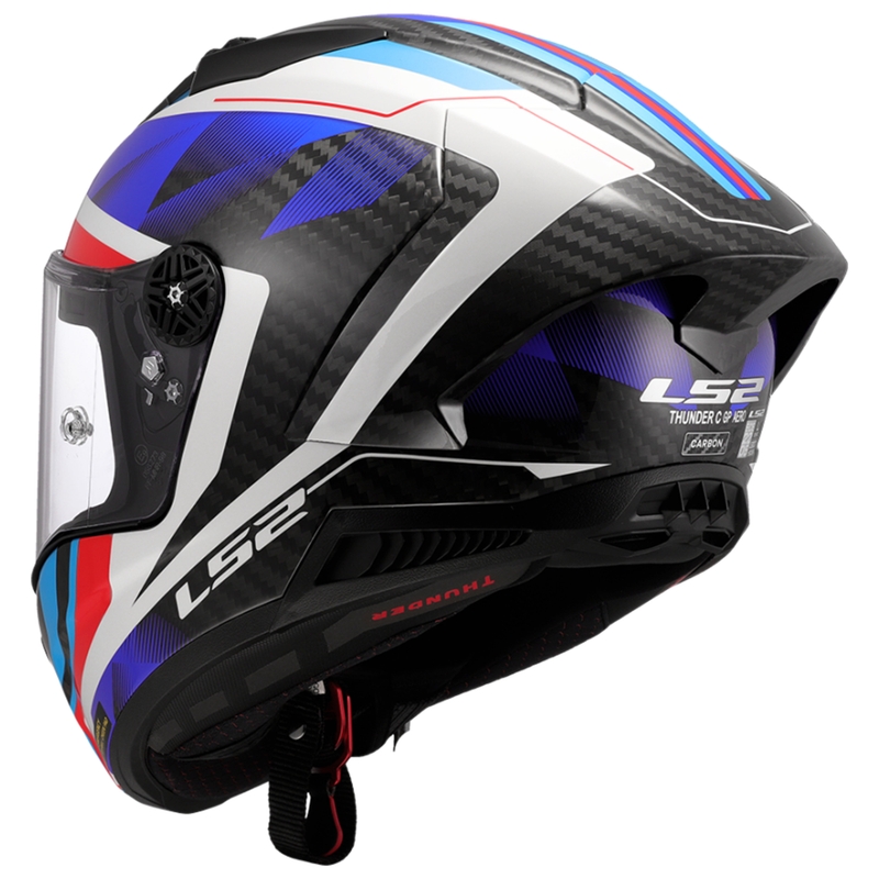 Integrálna prilba na motorku LS2 FF805 Thunder C GP Aero Raute modro-červená