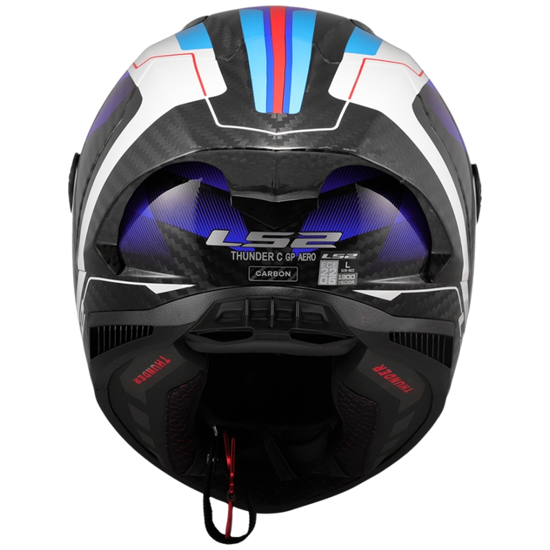 Integrálna prilba na motorku LS2 FF805 Thunder C GP Aero Raute modro-červená