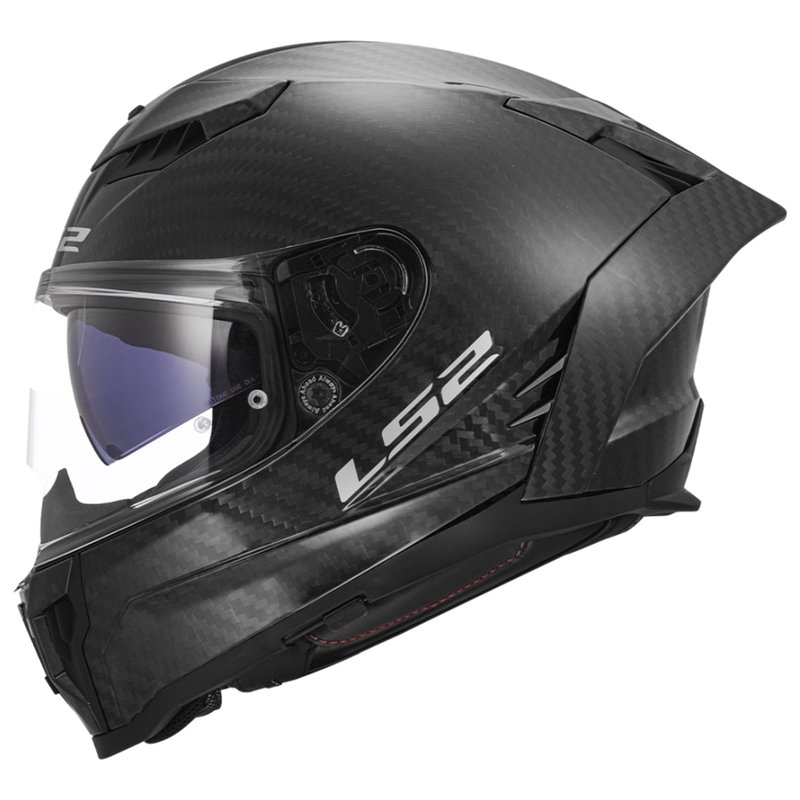 Integrálna helma na motorku LS2 FF807 Dragon Carbon matná čierna