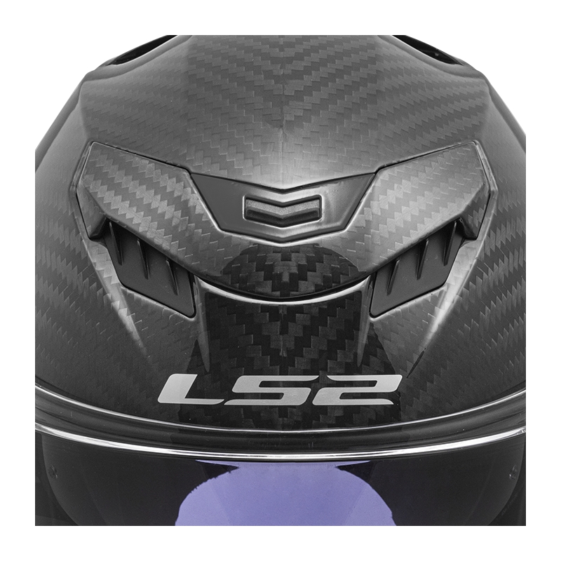 Integrálna helma na motorku LS2 FF807 Dragon Carbon matná čierna