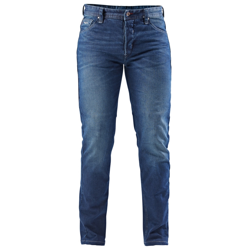 Džínsy na motorku Furygan D12 X Kevlar® Straight modré
