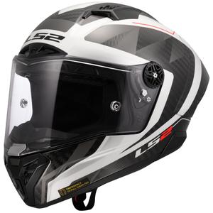 Integrálna prilba na motorku LS2 FF805 Thunder C GP Aero Raute bielo-šedá