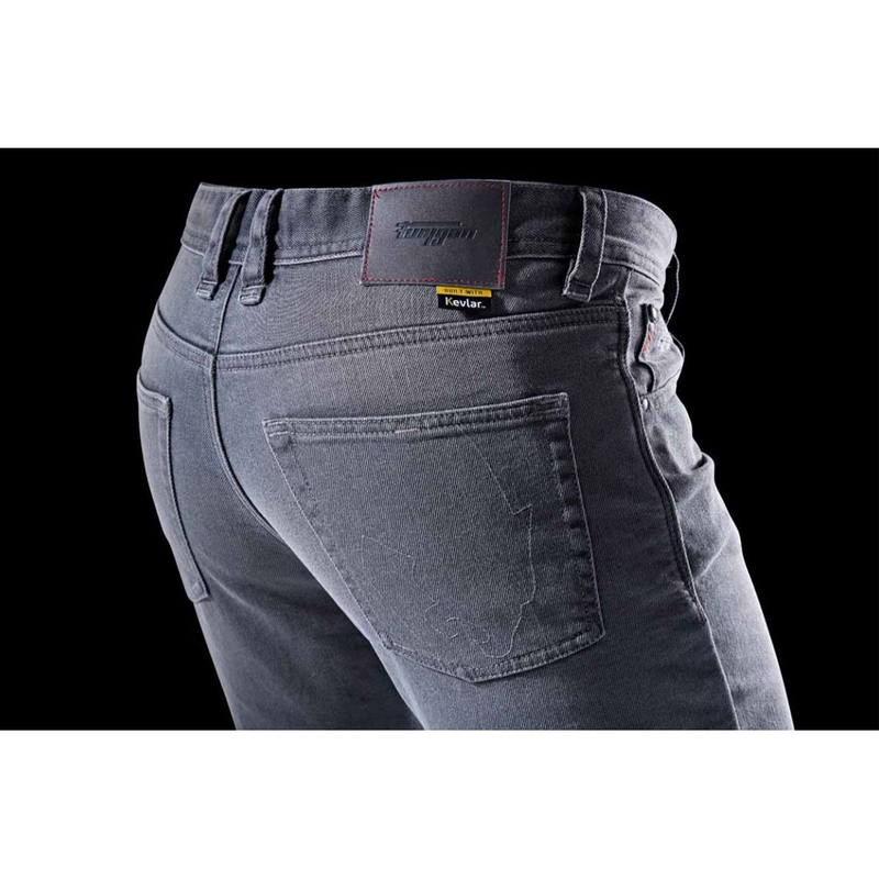 Džínsy na motorku Furygan D12 X Kevlar® Straight sivé