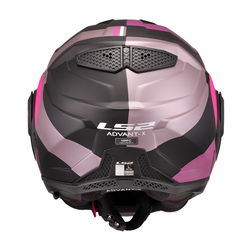 Preklápacia helma na motorku LS2 FF901 Advant X Ultra šedo-fialová