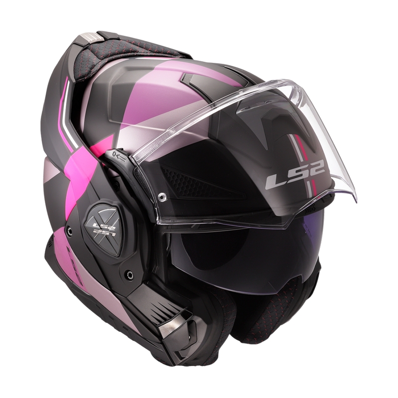 Preklápacia helma na motorku LS2 FF901 Advant X Ultra šedo-fialová