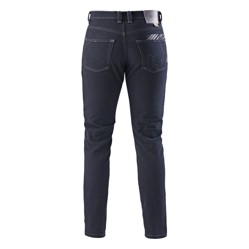 Džínsy na motorku Furygan Tyron X Kevlar® Slim tmavo modré
