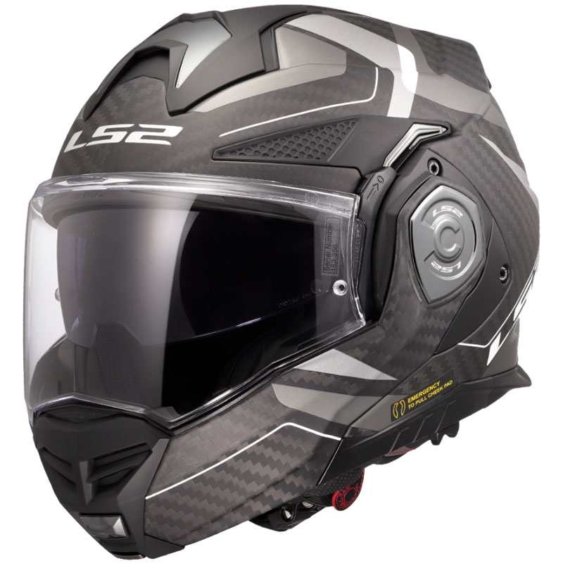 Preklápacia helma na motorku LS2 FF901 Advant XC Horizon strieborno-šedá Veľkosť: XS