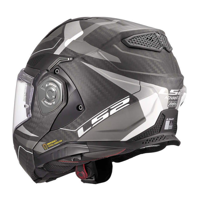 Preklápacia helma na motorku LS2 FF901 Advant XC Horizon strieborno-šedá