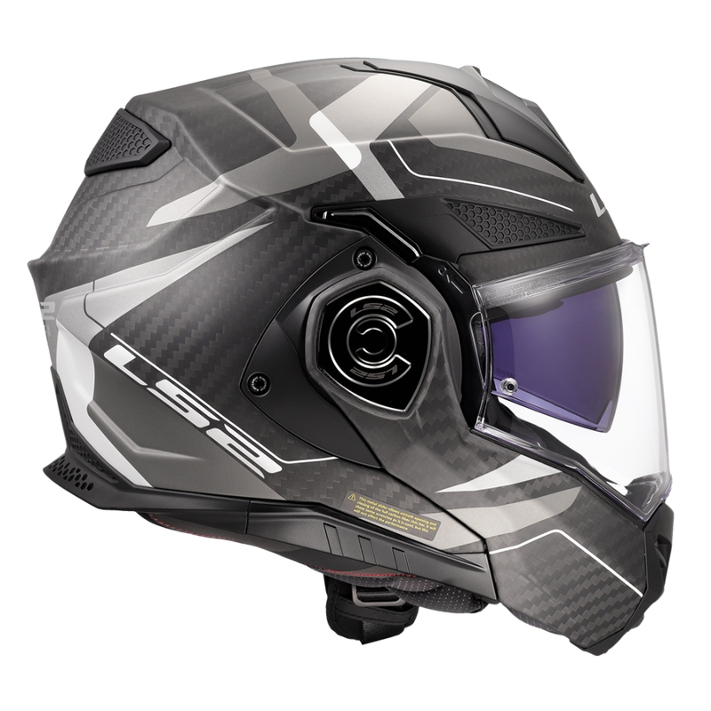 Preklápacia helma na motorku LS2 FF901 Advant XC Horizon strieborno-šedá