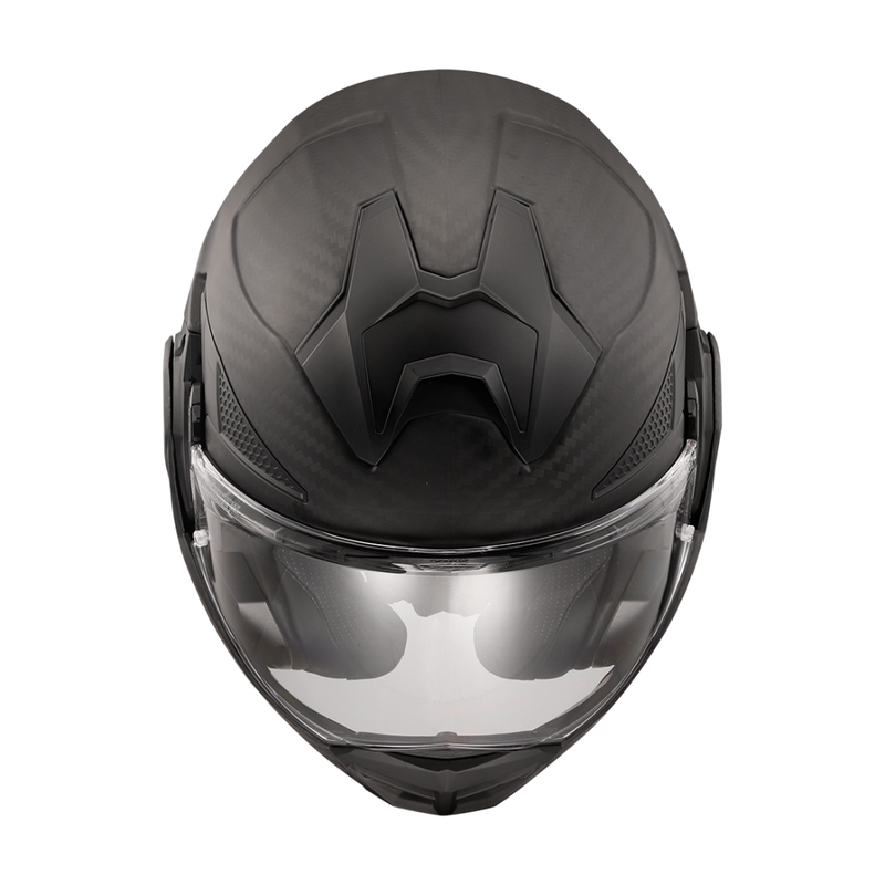 Preklápacia helma na motorku LS2 FF901 Advant X Solid Carbon matná čierna