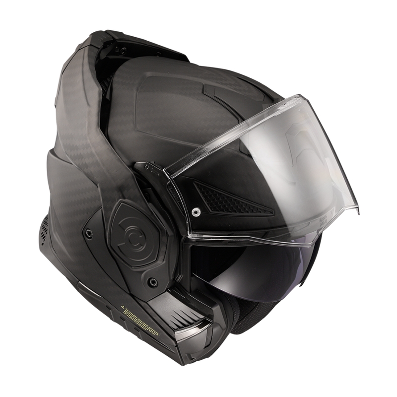 Preklápacia helma na motorku LS2 FF901 Advant X Solid Carbon matná čierna
