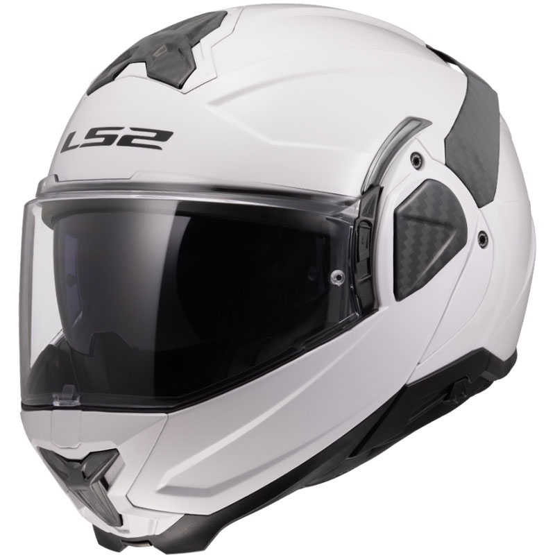 Preklápacia helma na motorku LS2 FF910 Advant II Solid biela Veľkosť: XS