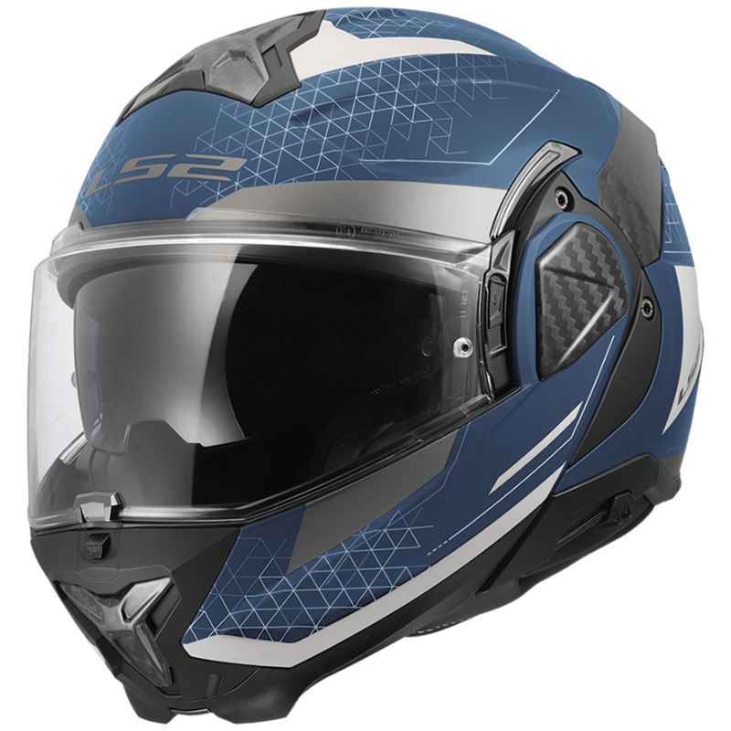 Preklápacia prilba na motorku LS2 FF910 Advant II Astral matná modro-šedá