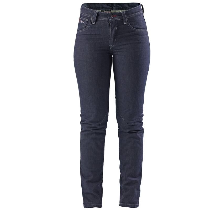 Dámske džínsy na motorku Furygan Nikita X Kevlar ® Mom Fit tmavo modré