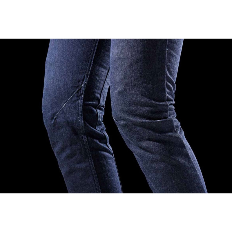 Dámske džínsy na motorku Furygan Nikita X Kevlar ® Mom Fit tmavo modré