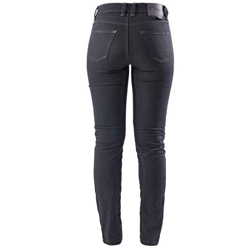 Dámske džínsy na motorku Furygan Nikita X Kevlar® Mom Fit tmavo sivé