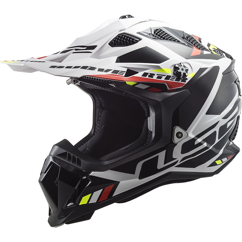 Motokrosová prilba LS2 MX700 Subverter Stomp bielo-čierna