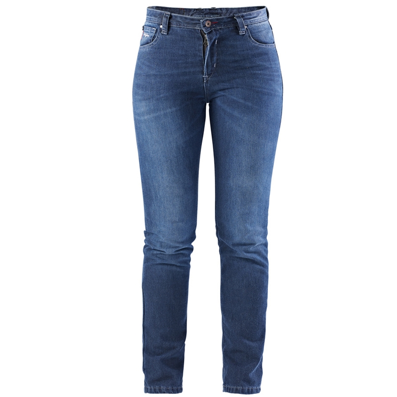 Dámske džínsy na motorku Furygan Kate X Kevlar® Straight modré