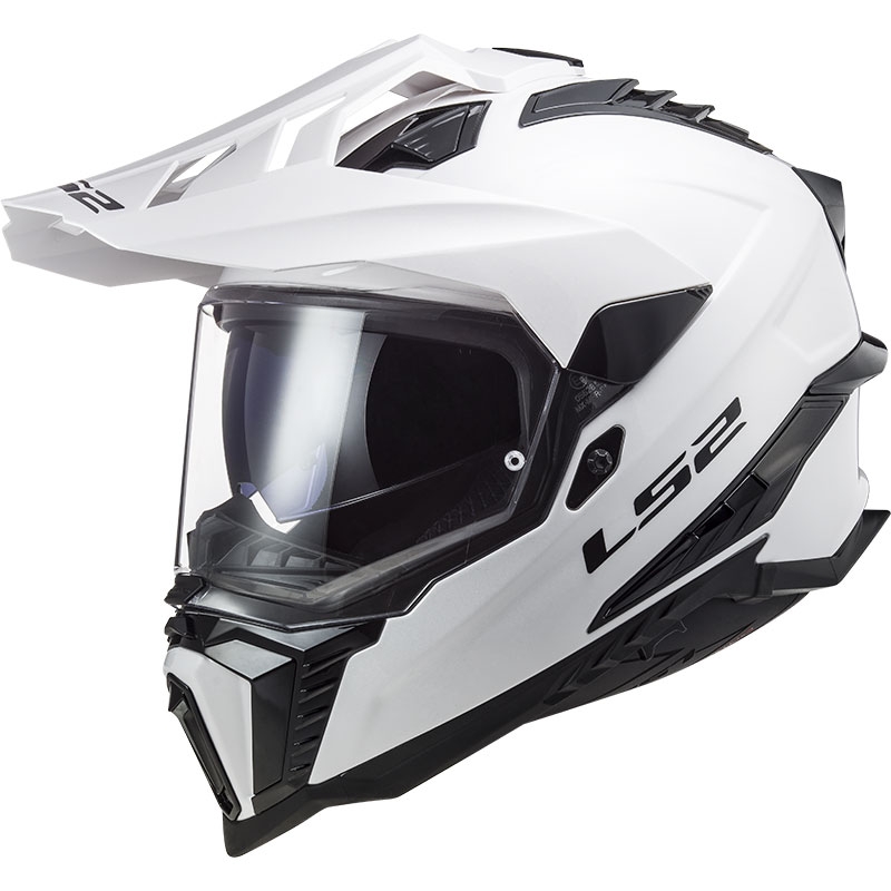Enduro helma na motorku LS2 MX701 C Explorer Solid biela Veľkosť: XS