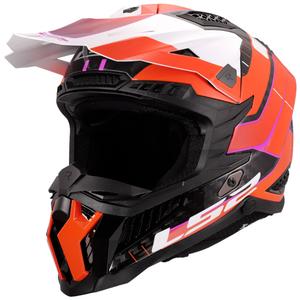 Motokrosová prilba LS2 MX703 X-Force Galuo oranžová