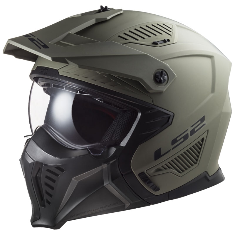 Helma na motorku LS2 OF606 Drifter Solid matná piesková