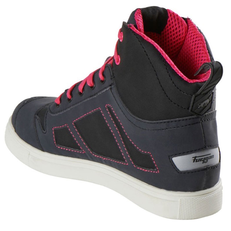 Topánky na motorku Furygan Angie D3O® čierno-ružové